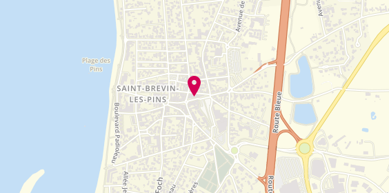 Plan de Crêperie Blé Noir, 5 Rue Albert Chassagne, 44250 Saint-Brevin-les-Pins