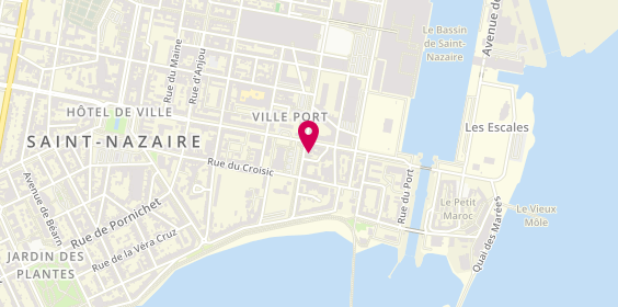 Plan de Le Moulin Blanc, 24 Rue Vincent Auriol, 44600 Saint-Nazaire