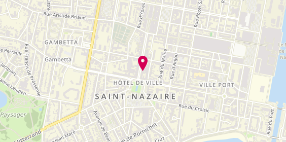 Plan de La Marotte, 6 avenue de la République, 44600 Saint-Nazaire