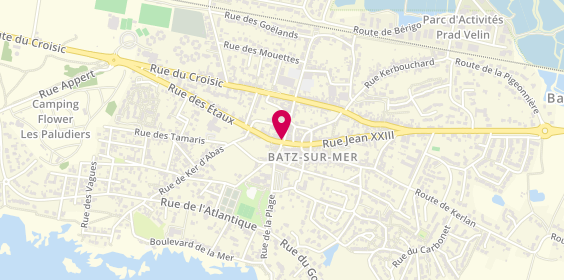 Plan de La Cocotte en Pâte, 1 Rue des Étaux, 44740 Batz-sur-Mer
