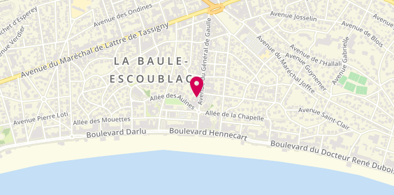 Plan de Le Palais Rose Churros Crepes Beignets, 35 avenue du Général de Gaulle, 44500 La Baule-Escoublac
