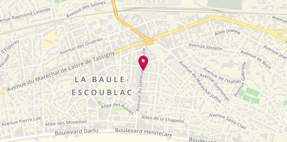 Plan de Bcbg - Bon Cidre Bonne Galette, 104 avenue du Général de Gaulle, 44500 La Baule-Escoublac
