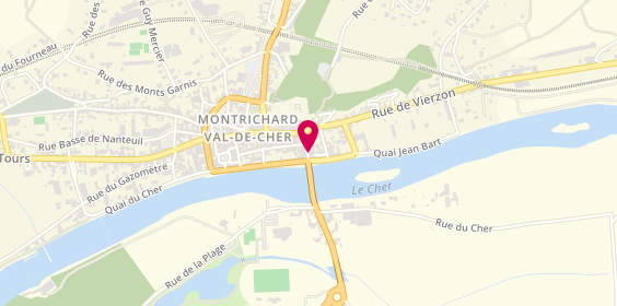 Plan de Crèperie du Donjon, 17 Rue du Pont, 41400 Montrichard-Val-de-Cher