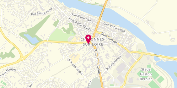 Plan de Au Gré du Vent, 17 place de l'Hôtel de Ville, 49290 Chalonnes-sur-Loire