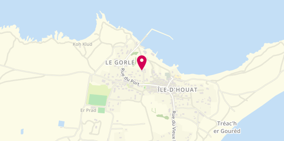 Plan de Chez Loulou - 56170, Le Bourg, 56170 Île-d'Houat