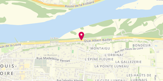 Plan de Crêperie du Bas Rocher, 48 Quai Albert Baillet, 37270 Montlouis-sur-Loire