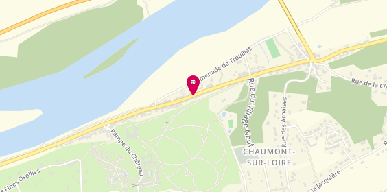 Plan de Au Petit Troglo, de Tassigny
33 Rue Maréchal de Lattre, 41150 Chaumont-sur-Loire