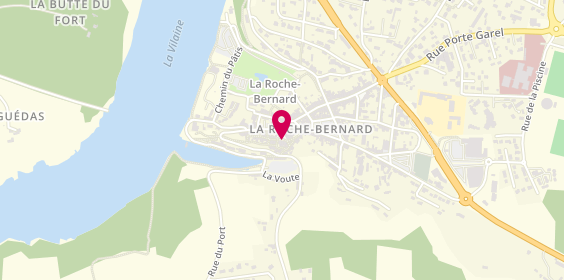 Plan de Aux Gourmets de la Roche, 7 place du Bouffay, 56130 La Roche-Bernard