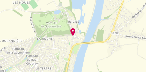 Plan de La Crêperie du Passeur, 8 place Robert Schuman, 49460 Montreuil-Juigné
