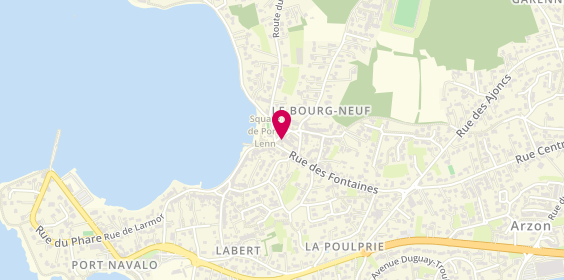 Plan de La Sorcière, 59 Rue des Fontaines, 56640 Arzon