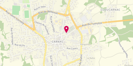 Plan de La Potion Magique, 10 Rue Saint Cornely Résidence le Village de Cornely, 56340 Carnac