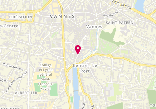 Plan de Creperie Saint Vincent, 16 Rue Saint Vincent, 56000 Vannes