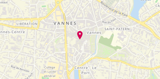 Plan de Les Joséphine, 8 Rue des Orfèvres, 56000 Vannes