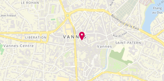 Plan de Au Vieux Vannes, 17 Rue Emile Burgault, 56000 Vannes