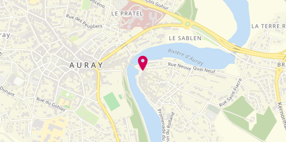 Plan de La Goustanaise, 3 Rue Saint-René, 56400 Auray