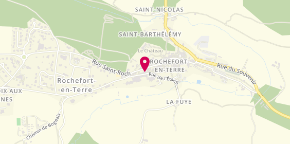 Plan de Crèperie la Petite Bretonne, Rue Prte Cadre, 56220 Rochefort-en-Terre