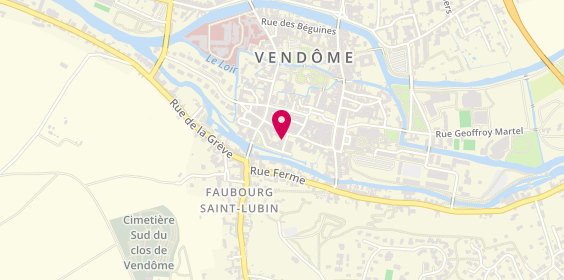 Plan de La Farine Creperie, 6 Place du Marché, 41100 Vendôme