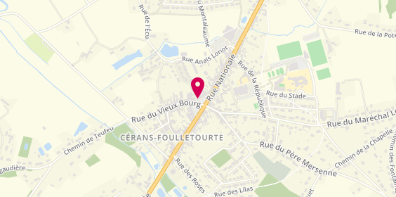 Plan de L'Antre-Ii, 4 place Pierre Belon, 72330 Cérans-Foulletourte