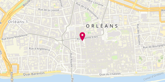 Plan de La Petite Absinthe, 9 place de la République, 45000 Orléans