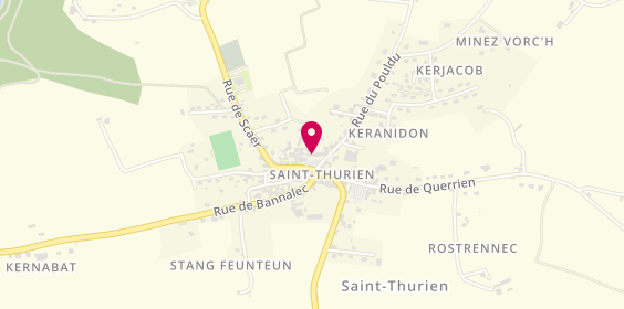 Plan de Papilles et Sarrasin, 7 place du Centre, 29380 Saint-Thurien