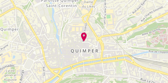 Plan de Au Vieux Quimper, 20 Rue Verdelet, 29000 Quimper