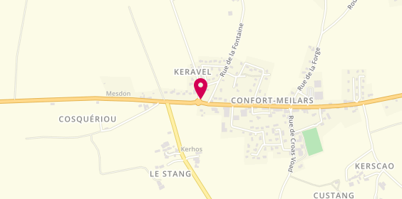 Plan de Le Kaludi, Bourg Confort, 29790 Confort-Meilars