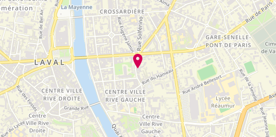 Plan de La Galette du Couesnon, 31 place Jean Moulin, 53000 Laval