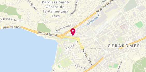 Plan de Restaurant Olac et Brasserie Salon de Thé, 8 avenue du 19 Novembre, 88400 Gérardmer
