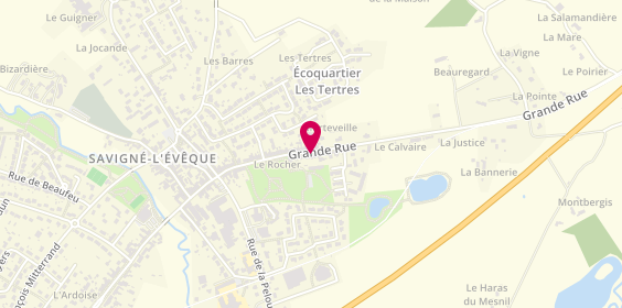 Plan de L'Arrosoir, 120 Grande Rue, 72460 Savigné-l'Évêque