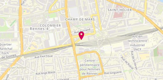 Plan de Monsieur Arthur, 24, rue Raoul Dautry, 35000 Rennes