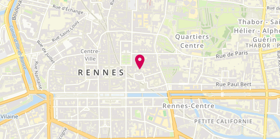 Plan de A Breizh Kitchen, 6 Rue Derval, 35000 Rennes