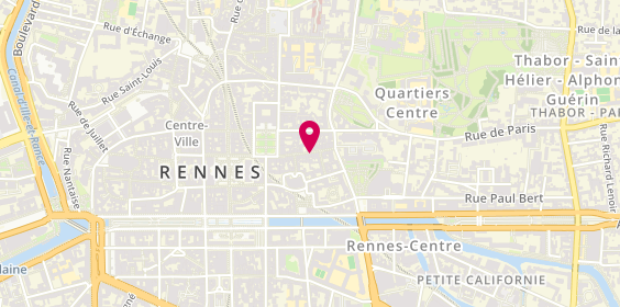 Plan de La Sarrasine, 30 Rue Saint-Georges, 35000 Rennes