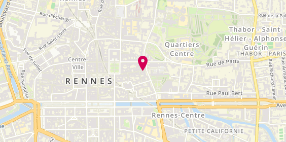 Plan de La Gavotte, 41 Rue Saint-Georges, 35000 Rennes