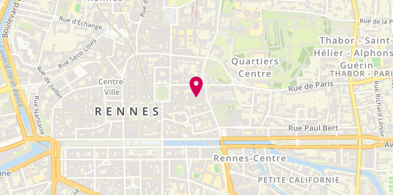 Plan de L'Instant Crêperie, 31 Rue Saint-Georges, 35000 Rennes