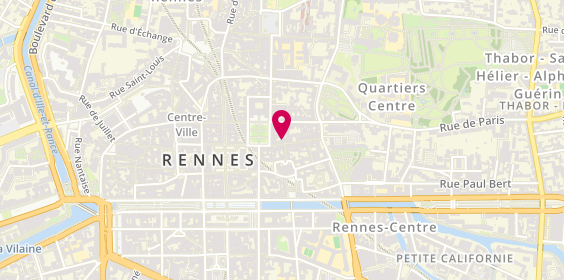 Plan de La Ville D'Ys, 5 Rue Saint-Georges, 35000 Rennes