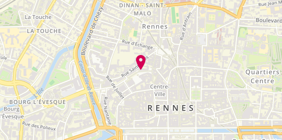 Plan de L'Abri du Marché, 12 place des Lices, 35000 Rennes