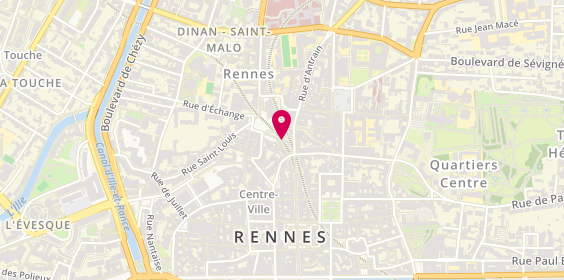 Plan de Crêperie Sainte Anne, 5 place Sainte-Anne, 35000 Rennes
