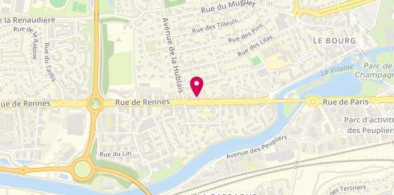 Plan de La Hublais, 28 Rue de Rennes, 35510 Cesson-Sévigné
