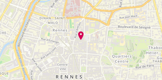 Plan de Crêperie Saint Melaine, 13 Rue Saint-Melaine, 35000 Rennes
