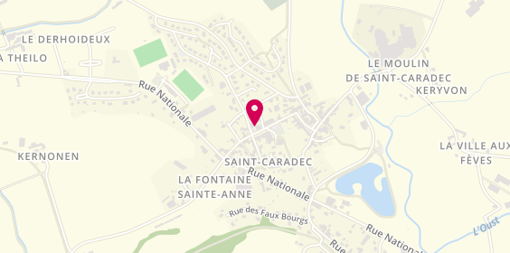 Plan de Chez Jean, 6 place du Champ de Foire, 22600 Saint-Caradec