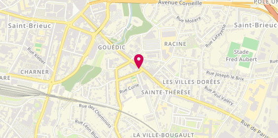 Plan de Crêperie la chandeleur, 64 Rue de Gouédic, 22000 Saint-Brieuc