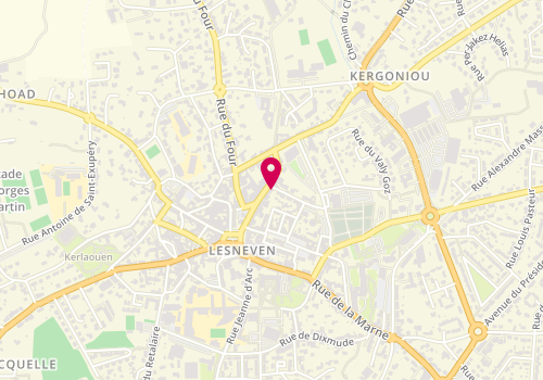 Plan de La Chaumière, 24 Rue de Jérusalem, 29260 Lesneven