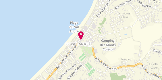 Plan de La Vagabonde, 9 Rue Amiral Charner, 22370 Pléneuf-Val-André
