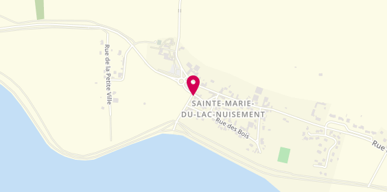 Plan de La Bergerie, 2 Rue de l'Église, 51290 Sainte-Marie-du-Lac-Nuisement