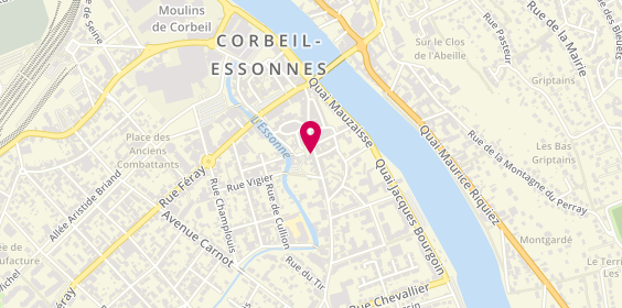 Plan de Creperie O'trois, 42 Rue Saint-Spire, 91100 Corbeil-Essonnes