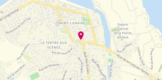 Plan de Le Pot de Beurre, 2 place de Ponthual, 35800 Saint-Lunaire