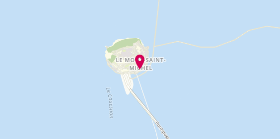 Plan de Restaurant du Chapeau Rouge, 22 Grande Rue, 50170 Le Mont-Saint-Michel