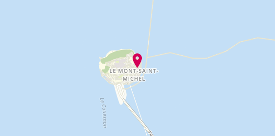 Plan de La Cloche, Grande Rue, 50170 Le Mont-Saint-Michel