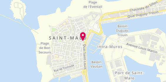 Plan de Le Bistrot de Cathy, 3 Rue Jacques Cartier, 35400 Saint-Malo