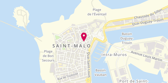 Plan de La Touline, 6 place de la Poissonnerie, 35400 Saint-Malo